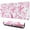 Pink Breast Cancer-2, variant on Long Mouse Pads for Desk,Pink Breast Cancer Desk Mats on Top Of Desks, Desk Mouse Pad Extra Large with 3mm Non-Slip Base and Stitched Edge for Gaming,Office,Work,Home 47.3x23.6in