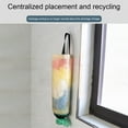 thumbnail image 6 of Ongmies Bag Holder for Plastic Bags, 1 Pcs Polyester Grocery Bag Holder Plastic Dispenser Foldable Breathable Washable Hanging Mesh Garbage Bag Organizer for Kitchen Plastic Bag Storage, 6 of 8