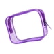 thumbnail image 1 of Bolsa de maquillaje para mujer, impermeable, portátil, ligera, transparente, para viaje. Púrpura M, 1 of 9