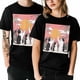 thumbnail image 4 of Women's T Shirts Short Sleeve Graphic Tees Cartoon Cute Cats Sunset Casual Crew Neck T-Shirt for Women/Teen Girls, 4 of 8