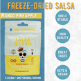 thumbnail image 2 of Salsa Queen Gourmet Freeze-Dried Mango Pineapple Salsa | Fresh Ingredients | 3+ year life | No Refrigeration Needed | Vegan, Keto, and Gluten Free | Camping, Travel, Outdoors, Space Travel, 2 of 6