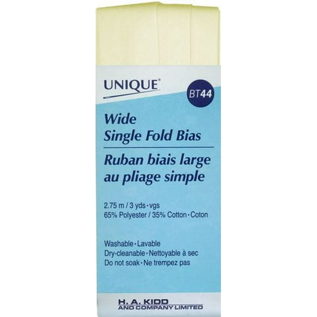 UNIQUE Single‑Fold (Wide) Bias Tape, × 2.75 m, poly‑cotton