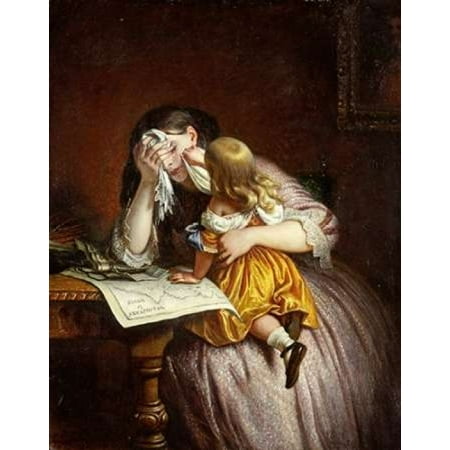 News From Sebastapol Rolled Canvas Art - Charles West Cope (11 x 14)