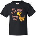 thumbnail image 3 of Inktastic My Great Uncle Loves me- cute giraffe Youth T-Shirt, 3 of 5