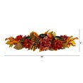thumbnail image 2 of Nearly Natural 32" Fall Hydrangea, Lotus Seed and Berries Artificial Candelabrum Decoration, 2 of 4