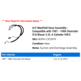 thumbnail image 2 of A/C Manifold Hose Assembly - Compatible with 1987 - 1988 Chevy S10 Blazer 2.5L 4-Cylinder VIN E, 2 of 2