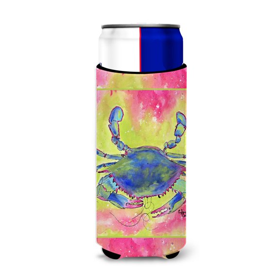 Carolines Treasures 8343MUK Crab Ultra Hugger for slim cans Slim Can multicolor