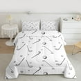 thumbnail image 3 of Homewish Golf Club Queen Comforter Set,Golf Ball Game Bedding Sets,White Gray Bedding Comforter Set For Boys Kids,Super Cozy Room Decor Reversible,3-Piece, 3 of 9