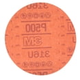 thumbnail image 3 of 3M 01191 316U Series Abrasive Disc, 6 in Dia, P500 Grit, Hook and Loop, Red, 3 of 3