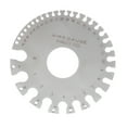 Stainless Steel 036 Round AWG SWG Wire Gauge Thickness Measuring Sheet