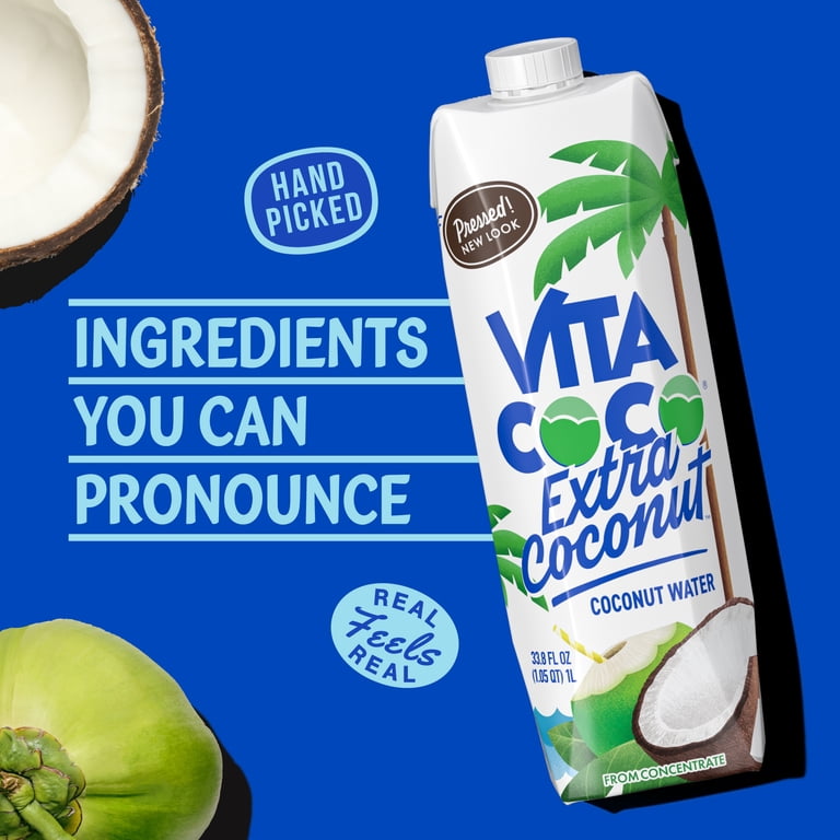 Vita Coco Extra Coconut Coconut Water, 1 Liter, 3 Pack photo 6