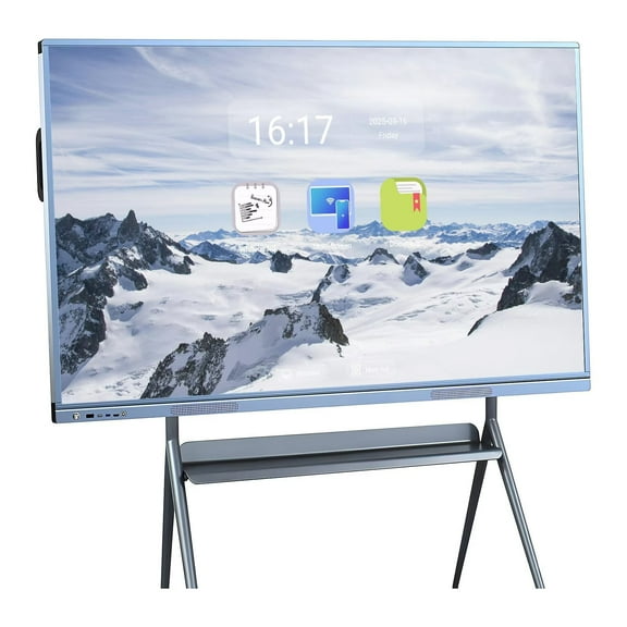 BELNET Smart TVs, 55 Inch Digital Electronic interactive Whiteboard and Smartboard, 4K Monitor dual system Touchscreen for Presentation and Player for Advertisin