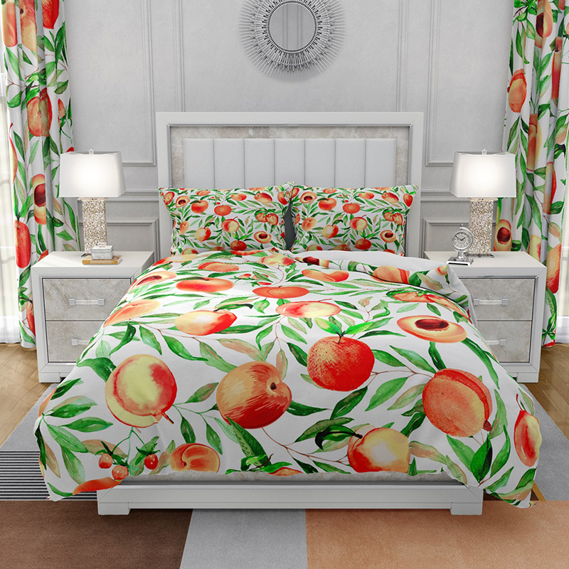 3D Printed Full Quilt Bedding Sets 3D Floral Print Flowers Pattern for