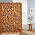 thumbnail image 4 of Shower Curtain Vintage Daisy Floral Shower Curtains for Bathroom Decor, Waterproof Polyester Shower Curtain Set with Hooks, Extra Long 72" x 78" Spring Wildflower Orange, 4 of 9