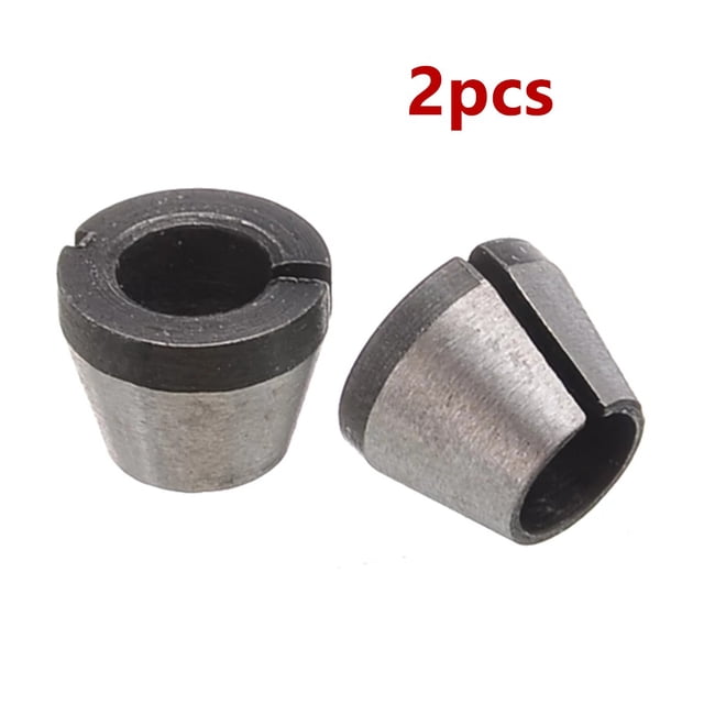 Bgsha 2/5 Pcs Collier de Coupe CKs Machine de Gravure de Bits de Routeur 1/4 Pouces(6.35mm)