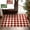 A10941 christmas decorations under 5$, variant on Christmas Doormat under $5! Bzdzmqm Checkered Rug Door Mat Outdoor, Red Green Plaid Washable Layered Front Porch, Non-Slip PVC Entryway Floor Mat, Christmas Holiday Foyer Mudroom Decorations