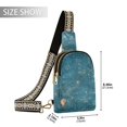 thumbnail image 2 of FORMRS Womens Crossbody Sling Bag Travel Daypack Shoulder Chest Backpack, Star Map, 2 of 7
