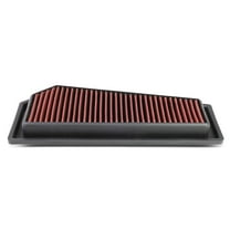 DNA Motoring AFPN-033-RD For 2012 to 2015 Mercedes Benz C250 / SLK250 1.8T Reusable & Washable Replacement High Flow Drop-in Air Filter (Red)