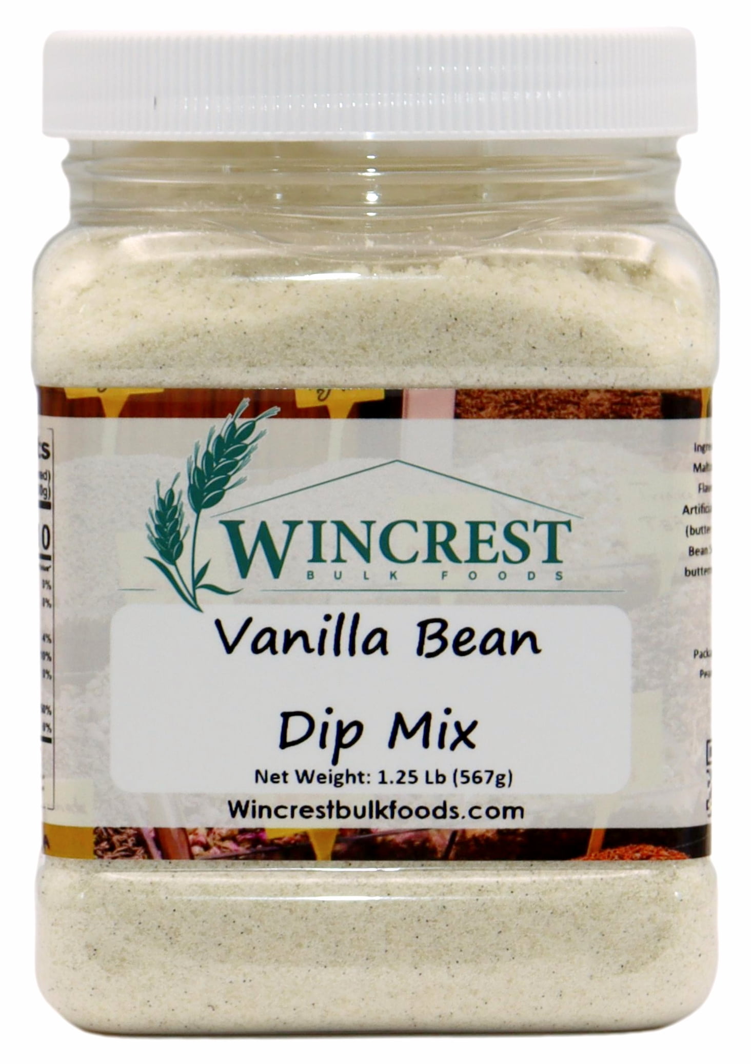 Vanilla Bean Dip & Dessert Mix 20 Oz Tub