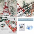 thumbnail image 2 of Fsddascl Beige Christmas Blackout Curtains for Bedroom/Living Room, Thermal Insulated Kitchen Curtains, Snowman Xmas Tree Elk Poinsettia Grommet Darkening Window Treatment Drapes 27.5"x39"x2, 2 of 6