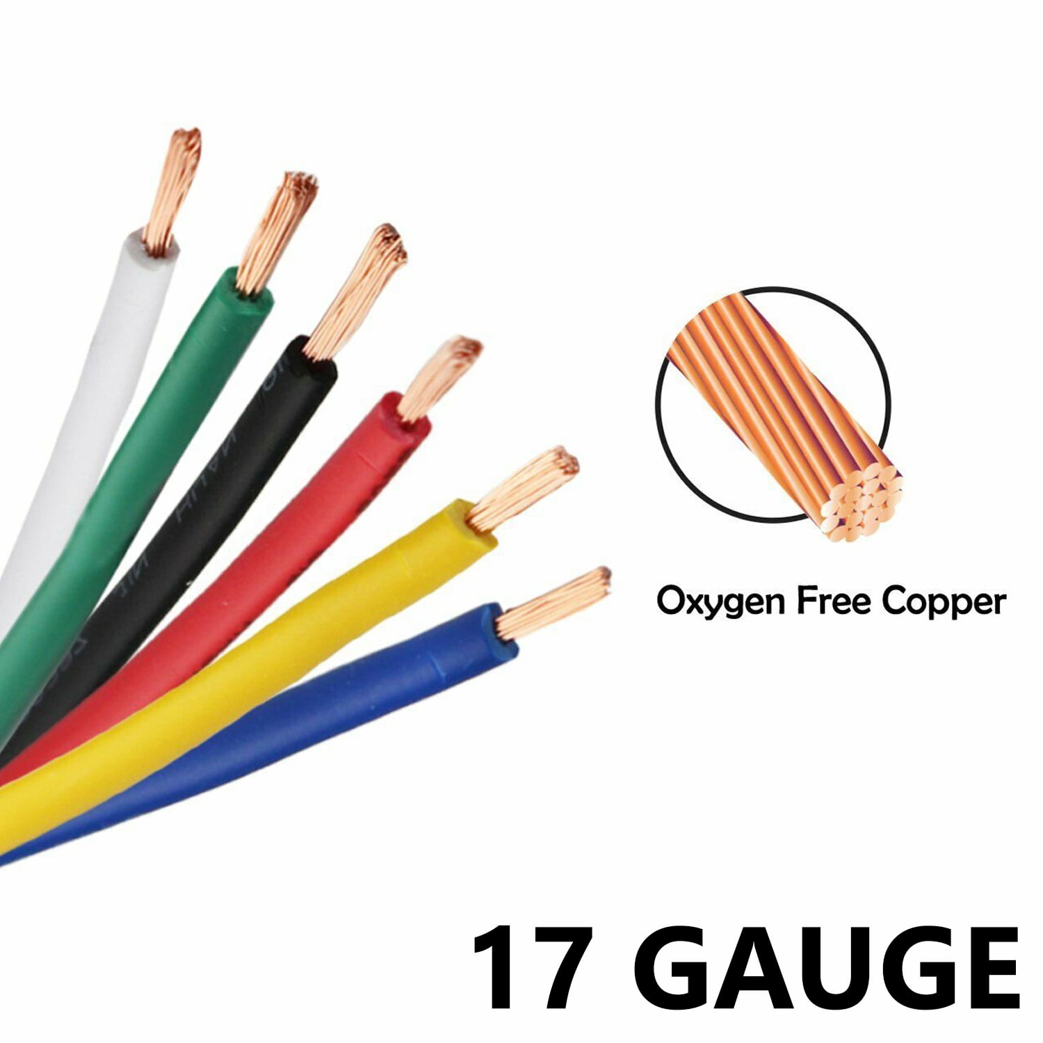 12 GAUGE GPT WIRE 11 COLORS 100 FT EA PRIMARY AWG STRANDED 100% OFC COPPER 