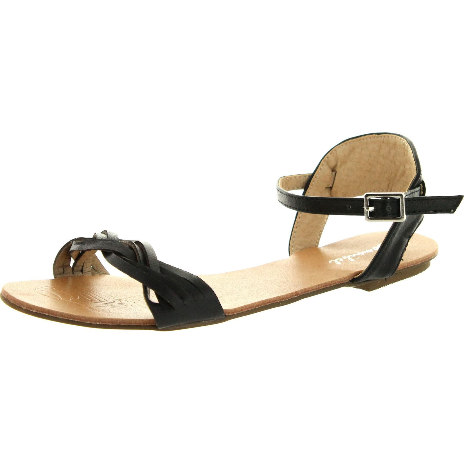 Bonnibel Bonnibel Womens Maya2 Weave Vamp Band Buckle