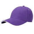 thumbnail image 3 of Baberdicy Sandwich Mesh Baseball Cap, Solid Color Group Work Cap,Purple Free Size, 3 of 4