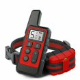thumbnail image 1 of Collar de entrenamiento para perros impermeable para mascotas, 500 m, recargable, mando a distancia, color rojo, 1 of 5