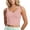 Pink, variant on Rosvigor Womens Sports Bras Longline Wirefree Padded Workout Tank Tops for Women