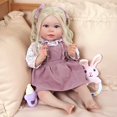 thumbnail image 4 of Muñeca Reborn Babeside, realista, 50 cm, cuerpo suave, niña de 3 años o más, 4 of 7