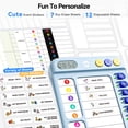 Owlprince Magnetic Chore Chart with Timer, ADHD Tools Visual Schedule ...