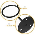 thumbnail image 3 of GOOHOCHY Wall Mount Softball Rack Baseball Storage Holder Black Iron Sports Enthusiasts 1Pcs 4.5X2.2X2.2In, 3 of 8