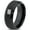 Black Bevel Tungsten, variant on Tungsten Oregon The Beaver State Band Ring 8mm Men Women Comfort Fit Gray Flat Cut Brushed Polished