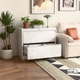 thumbnail image 6 of AOBABO Metal Lateral File Storage Cabinet with 2 Drawer,Lockable Steel Filing Storage Cabinet for Office and Home, White, Assembly Required, 6 of 9