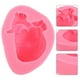 thumbnail image 3 of Moldes para hornear con forma de corazón de Halloween 2 unids Moldes de pastel de chocolate fondant (rosa), 3 of 5