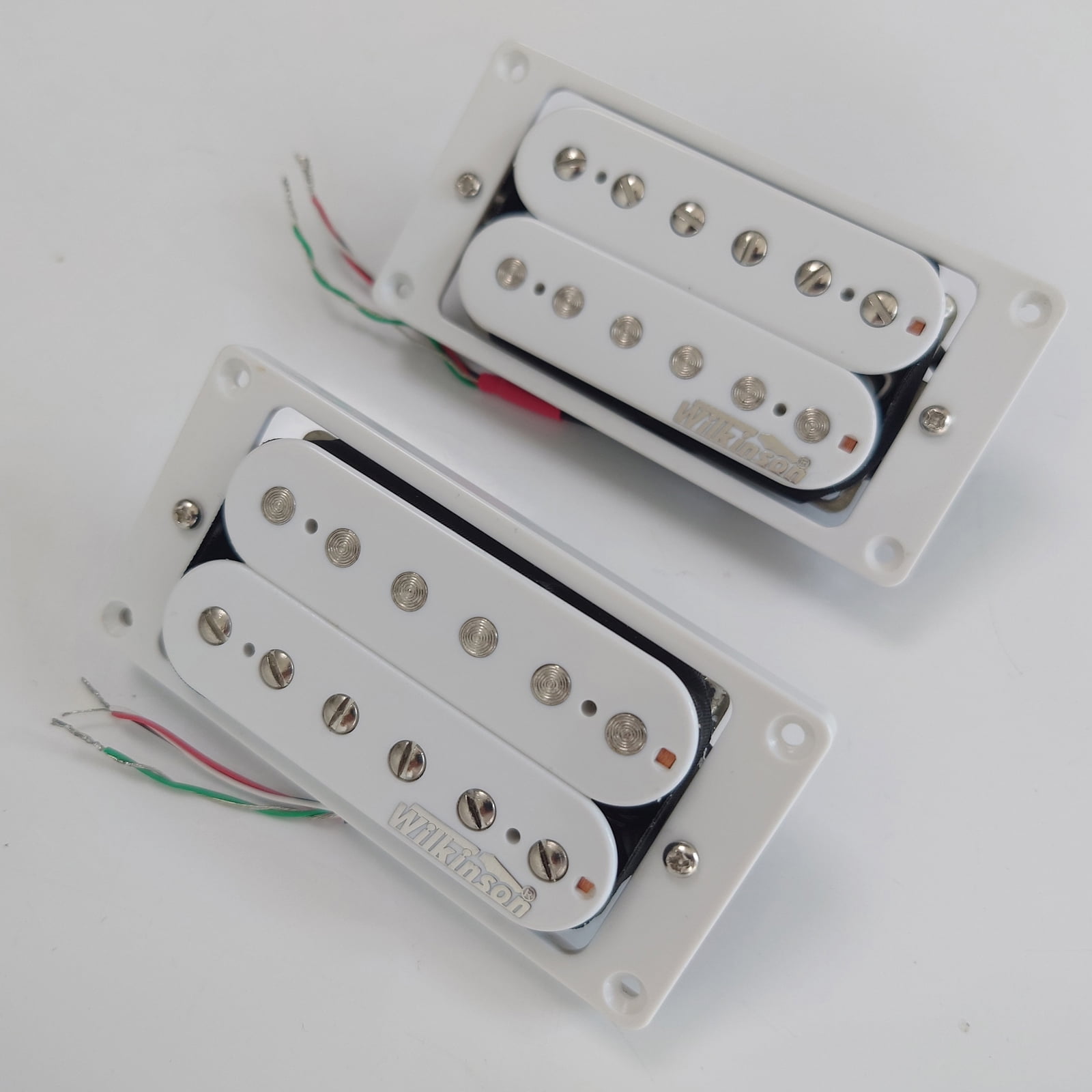 Wilkinson Guitar Alnico 5 Humbucker Pickups, 4C, with 1V1T Wiring Harness for Les Paul Style Electric Guitar