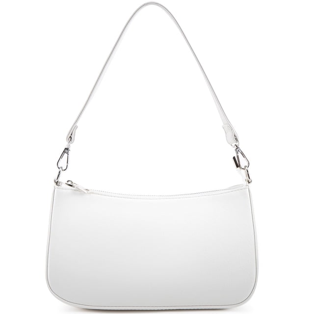 Bandolera NIUEIMEE ZHOU Small Bandolera de piel blanca