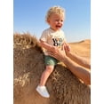 thumbnail image 4 of BemeyourBBs Baby Boy First Birthday Outfit Wild One Years Old Birthday Summer Clothes Animal Letter Print Short Sleeve T-shirt and Solid Shorts Set, 4 of 8