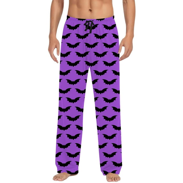 Men's Casual Pants Halloween Sleep Pants With Drawstring And Pockets Comfortable Relaxed Fit Long Pants For Everyday Wear