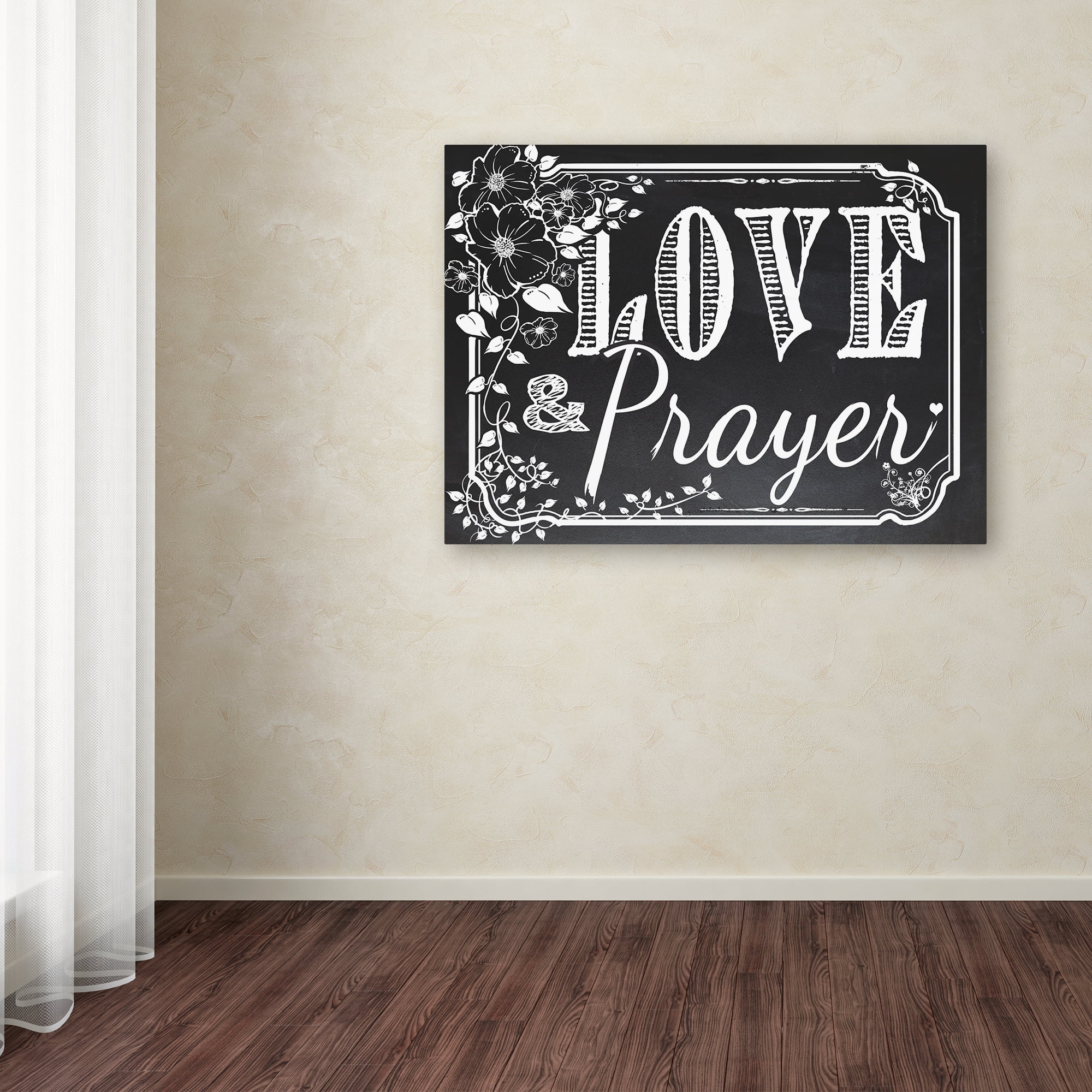Trademark Fine Art 'Chalk Board 3' Canvas Art by ALI Chris