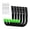 Green, variant on ZCAITIANYA Metal J Type Hooks, Wall Mounted Hollow Pipe Storage Hangers for Garage and Garden Heavy Duty Utility Hooks for Tool Organization 6 Hooks 24 Hardware