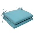 thumbnail image 3 of Pillow Perfect 506012 Forsyth Green Squared Corners Seat Cushion (Set of 2), 3 of 3