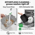 thumbnail image 5 of Silicone Air Fryer Liners for Ninja Dual 8QT, 2 Pcs Rectangle Reusable Liners for DZ201 DZ401, Food Grade Non-Stick Airfryer Accessories, 5 of 10