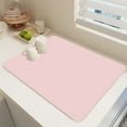 thumbnail image 6 of Kitchen Mat under $5! CQCYD Absorbent Diatomaceous Earth Drying Pad Non Slip Sink Mat for Countertop Refrigerator Drawer Liner Heat Resistant Easy Clean, 6 of 6
