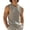 Gray, variant on Men's Sleeveless Mesh Tank Top Hollow Out Fishnet Rave See Through Crochet Muscle Shirt Summer Beach Vacation Breathable Fitness Training Hipster Streetwear Top