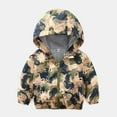 thumbnail image 1 of Xinhuaya 2-7T Toddler Boy Spring Fall Windbreaker with Hoods Baby Zipper Hooded Coat Windproof Jacket, 1 of 2