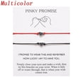 thumbnail image 3 of Pinky Promise Heart Adjustable Friendship Bracelets Bangles Matching Couples Bracelets Jewelry Gifts, 3 of 6