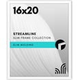 thumbnail image 1 of shiyou-16x20 Poster Frame in White - Thin Border Photo Frame with Polished Plexiglass - Wall Picture Frame with Hanging Hardware Included for Horizontal or Vertical Display Format, 1 of 4