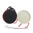 thumbnail image 3 of Graflsoa 40cm Handcrafted Shaman Drum with Goat Skin, Wooden Frame, Drum Bag, and Whip, 15.7 Inch Traditional Ritual Instrument, 3 of 7