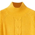 thumbnail image 6 of JINMGG 2024 Fall Winter Plus Size Sweaters for Women Clearance,Women's Sweater Long Sleeve Turtleneck Cable Knit Sweater Women's Pullover, 6 of 9